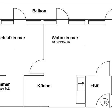 Apartament Kaiserhof Auf Norderney